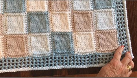 This 8″ <b>square</b> knits up quick and easy in worsted weight yarn. . Free knitting patterns blanket squares